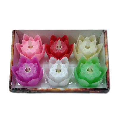 "Flower Design Led Candles - 6 pcs set -code005 - Click here to View more details about this Product